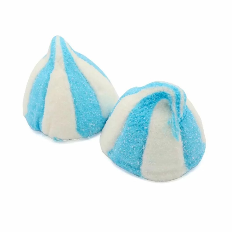 Blue Raspberry Marshmallow Ice Cream Whips Pick & Mix Sweets Fini 100g